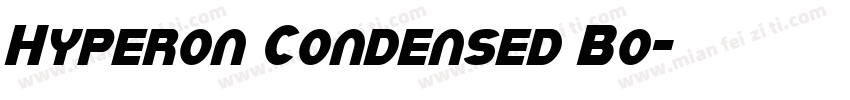Hyperon Condensed Bo字体转换